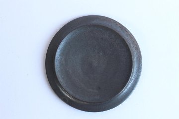 鈴木進　金彩釉リム５寸皿の画像