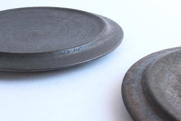 鈴木進　金彩釉リム５寸皿の画像