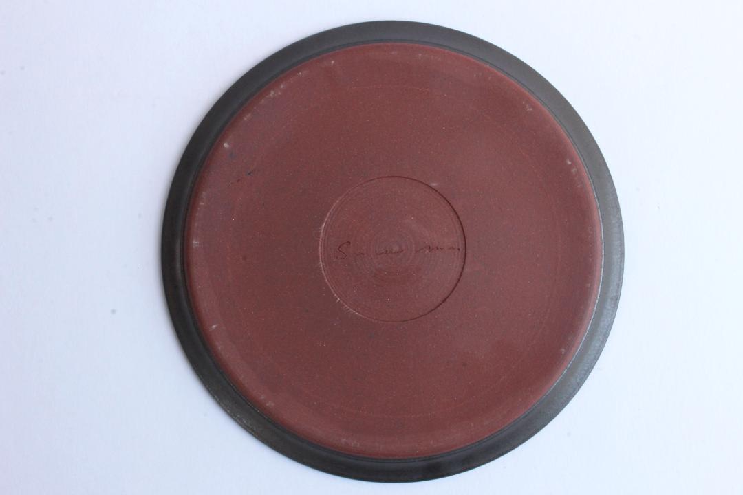 鈴木　進　金彩釉７寸プレートの画像