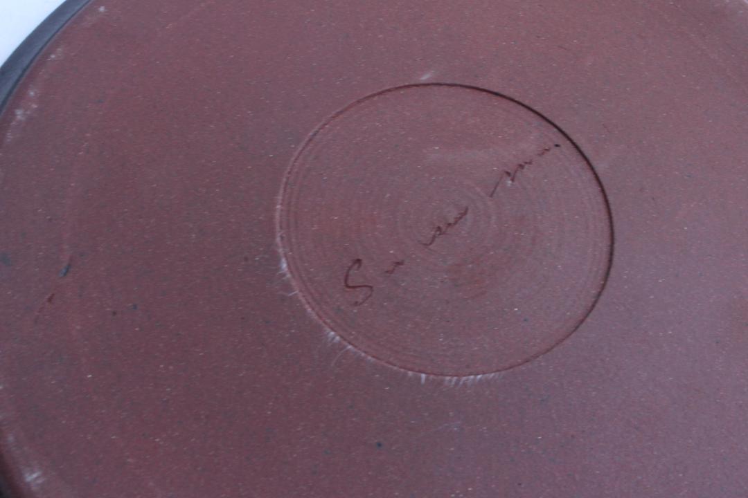 鈴木　進　金彩釉７寸プレートの画像