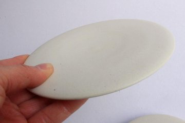 鈴木　進　白土５寸プレートの画像