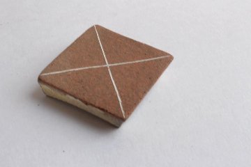 鈴木　進　粉引箸置き　左馬の画像