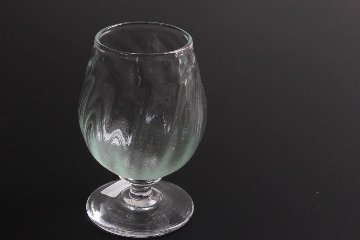 山崎雄一　薄荷脚付きグラス　チューリップ型の画像