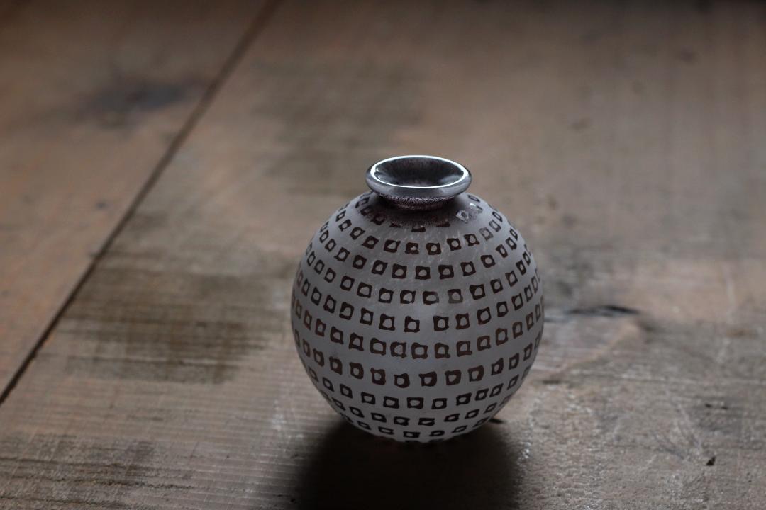 山崎雄一　一輪挿し　pebbleの画像
