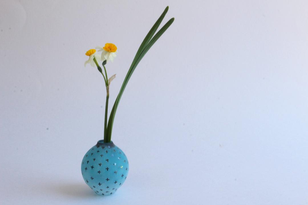 山崎雄一　一輪挿し　crossの画像