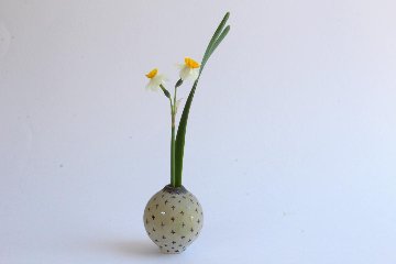 山崎雄一　一輪挿し　crossの画像
