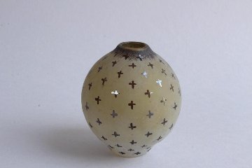 山崎雄一　一輪挿し　crossの画像