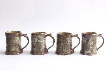 西川真衣　マグカップ　刷毛目トビカンナの画像