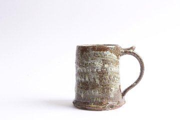 西川真衣　マグカップ　刷毛目トビカンナの画像