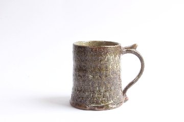 西川真衣　マグカップ　刷毛目トビカンナの画像