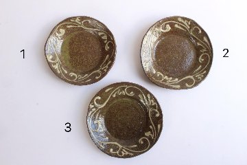 西川真衣　５寸皿　いっちん　唐草の画像