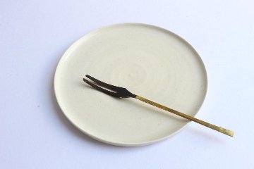 渡邉　和　白瓷ケーキ皿の画像