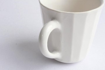鈴木　進　錫釉面取カップ＆ソーサーの画像