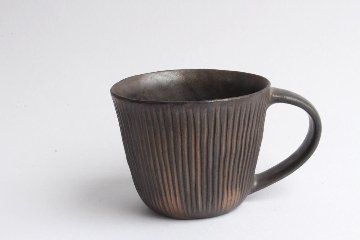 鈴木　進　金彩釉鎬マグカップの画像