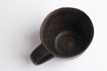 鈴木　進　金彩釉鎬マグカップの画像