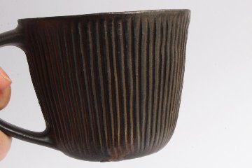 鈴木　進　金彩釉鎬マグカップの画像