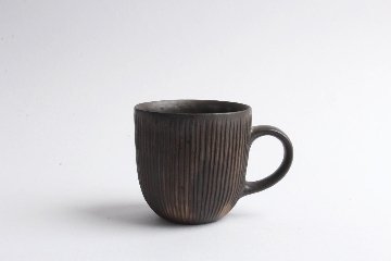 鈴木　進　金彩釉鎬マグカップの画像