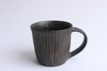鈴木　進　金彩釉線紋マグカップの画像