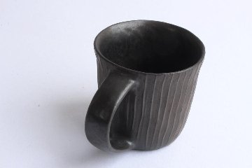 鈴木　進　金彩釉線紋マグカップの画像