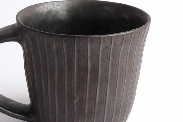 鈴木　進　金彩釉線紋マグカップの画像