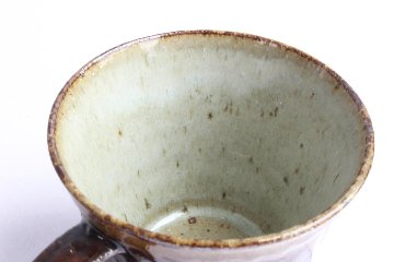 伊藤　豊　しのぎマグカップ　焦茶の画像