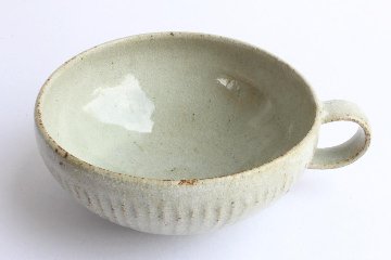 伊藤　豊　しのぎスープマグ　白の画像