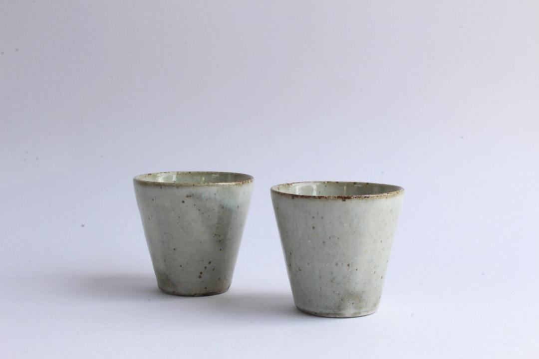 伊藤　豊　カップ　白の画像