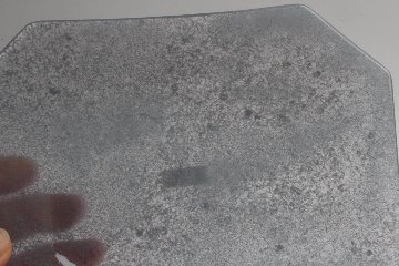 オオタ硝子研究室　【quiet】八角銘々皿　ブルーグレーの画像