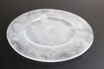 オオタ硝子研究室　【quiet】リム皿　クリアの画像