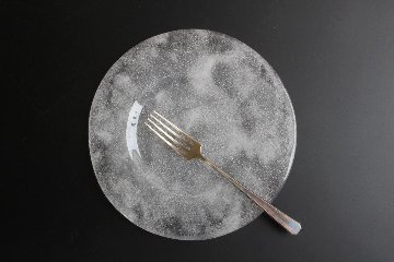 オオタ硝子研究室　【quiet】リム皿　クリアの画像