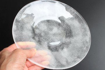 オオタ硝子研究室　【quiet】深皿　クリアの画像