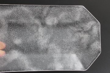 オオタ硝子研究室　【quiet】八角長皿　クリアマットの画像