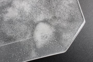 オオタ硝子研究室　【quiet】八角銘々皿　クリアの画像