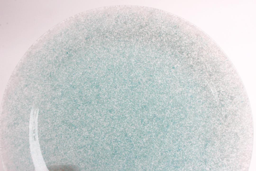 オオタ硝子研究室　リム皿　ブルーの画像