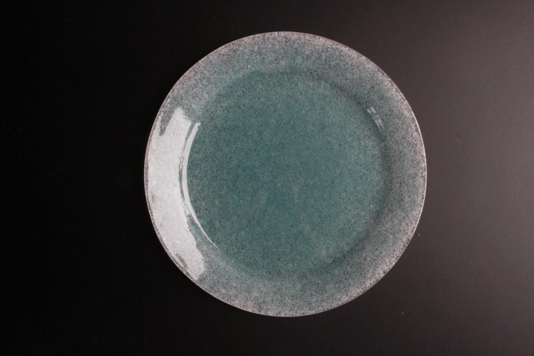 オオタ硝子研究室　リム皿　ブルーの画像