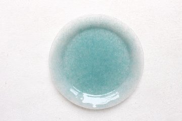 オオタ硝子研究室　リム皿　ブルーの画像