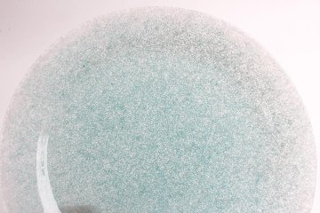 オオタ硝子研究室　リム皿　ブルーの画像