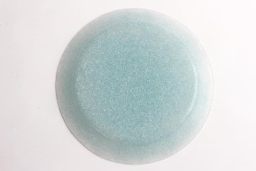 オオタ硝子研究室　リム皿　ブルーの画像