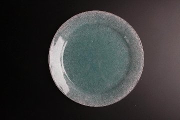 オオタ硝子研究室　リム皿　ブルーの画像