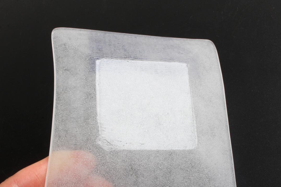 オオタ硝子研究室　点々四角小鉢の画像