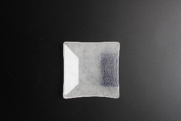 オオタ硝子研究室　点々四角小鉢の画像