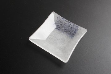 オオタ硝子研究室　点々四角小鉢の画像