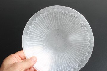オオタ硝子研究室　矢羽根浅鉢の画像