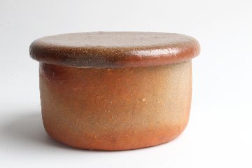 渡辺隆之　蓋物/薪窯焼成の画像