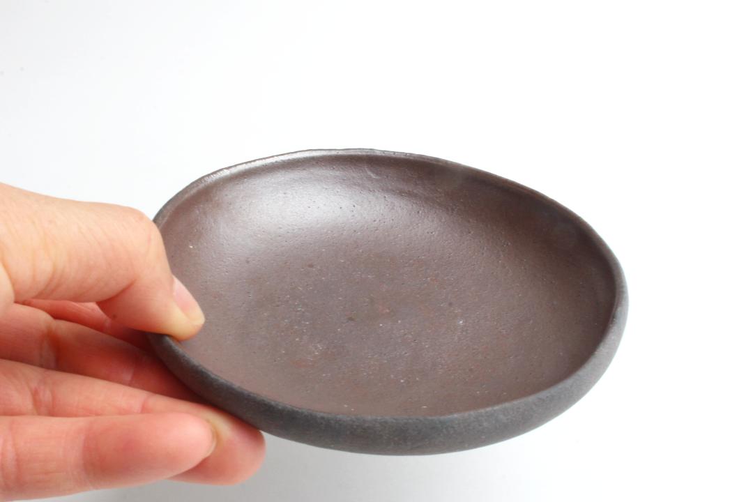 渡辺隆之　くぼみ/薪釜焼成　皿の画像
