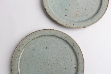 伊藤　豊　リムプレート　粉引の画像