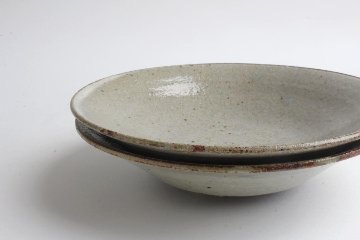 伊藤　豊　中鉢（大）　粉引の画像