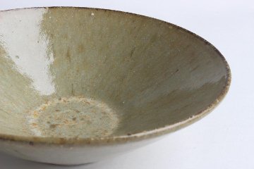 伊藤　豊　中鉢　粉引　淡黄の画像