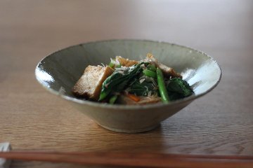 伊藤　豊　中鉢　粉引　淡黄の画像