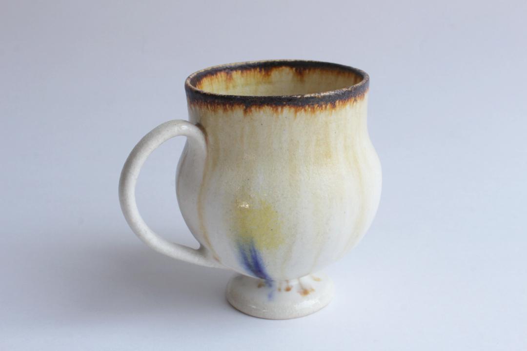 桑原えりこ　マグカップ　R　白錆の画像